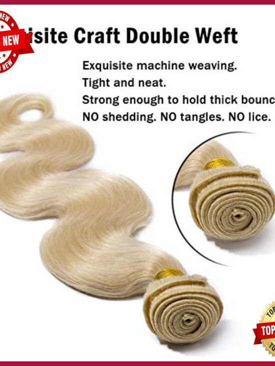 18 Inch Human Hair Extensions Brazilian Body Wave 100g Weave Bundles main image 6